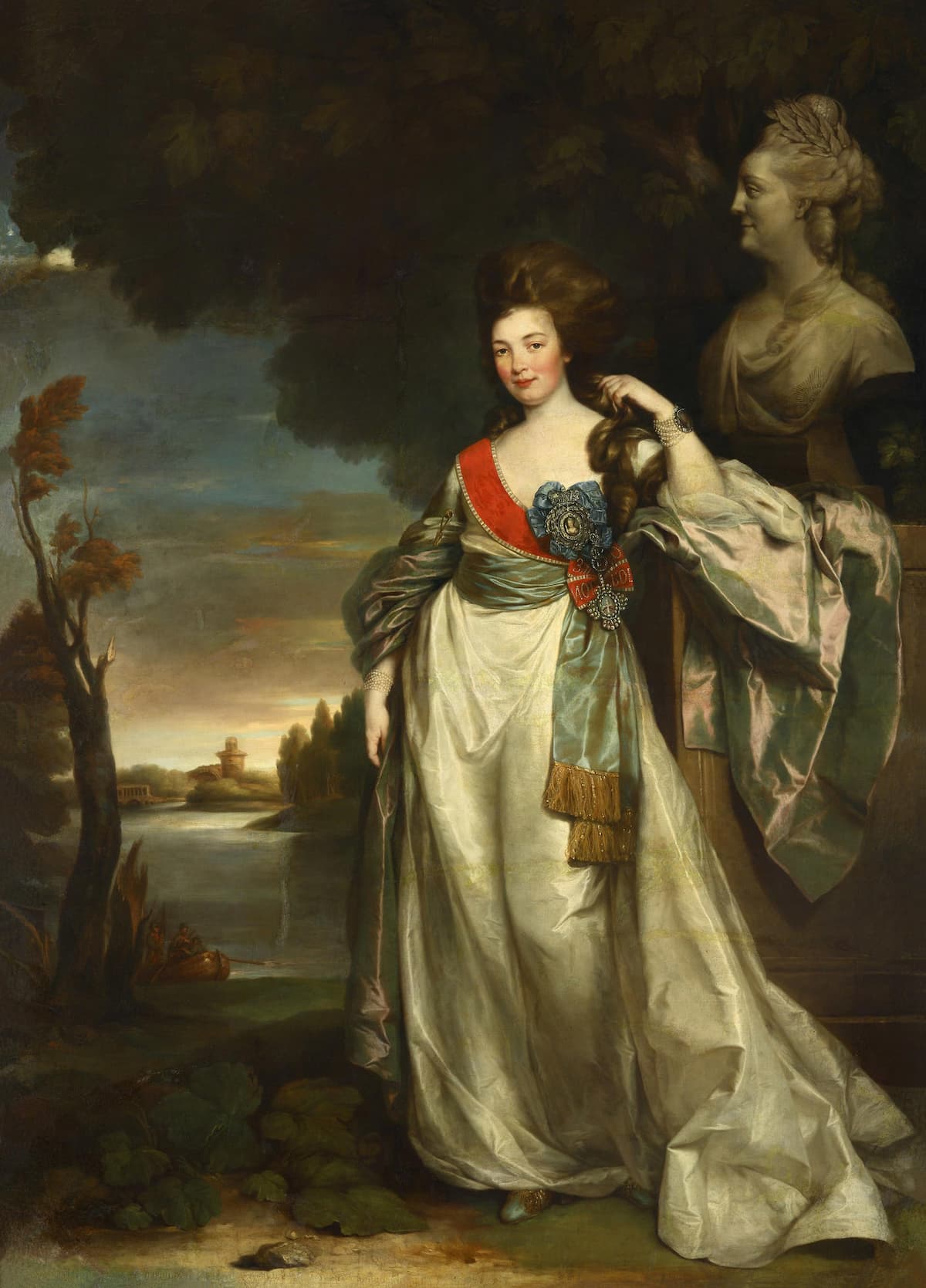 Александра Браницкая у бюста императрицы &mdash; символ ее преданности и близости к трону, купленной ценой личных жертв