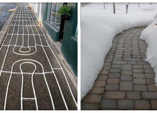 Как устроены тротуары с подогревом в Исландии