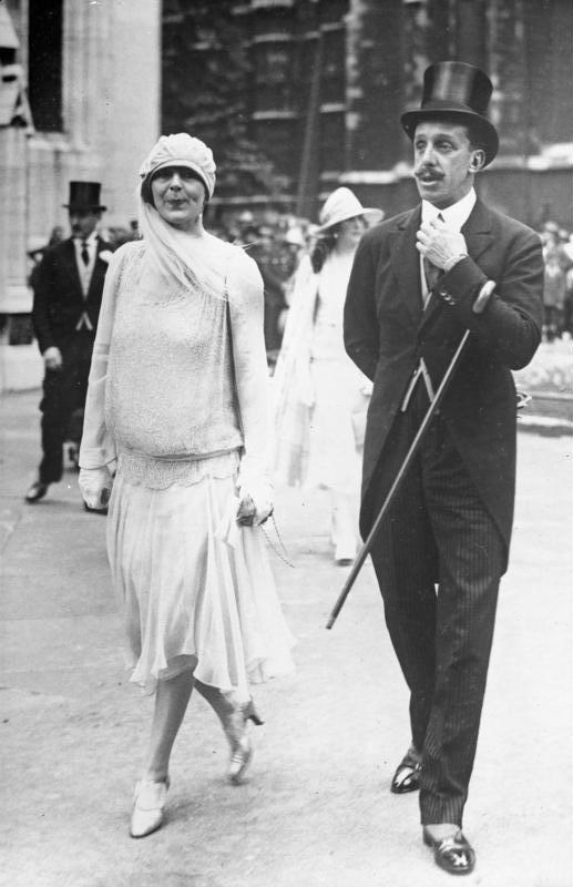 Бывший король Испании Альфонсо XIII (Alfonso XIII) в изгнании