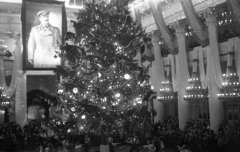 Новогодняя елка в Колонном зале Дома союзов, 1941 год