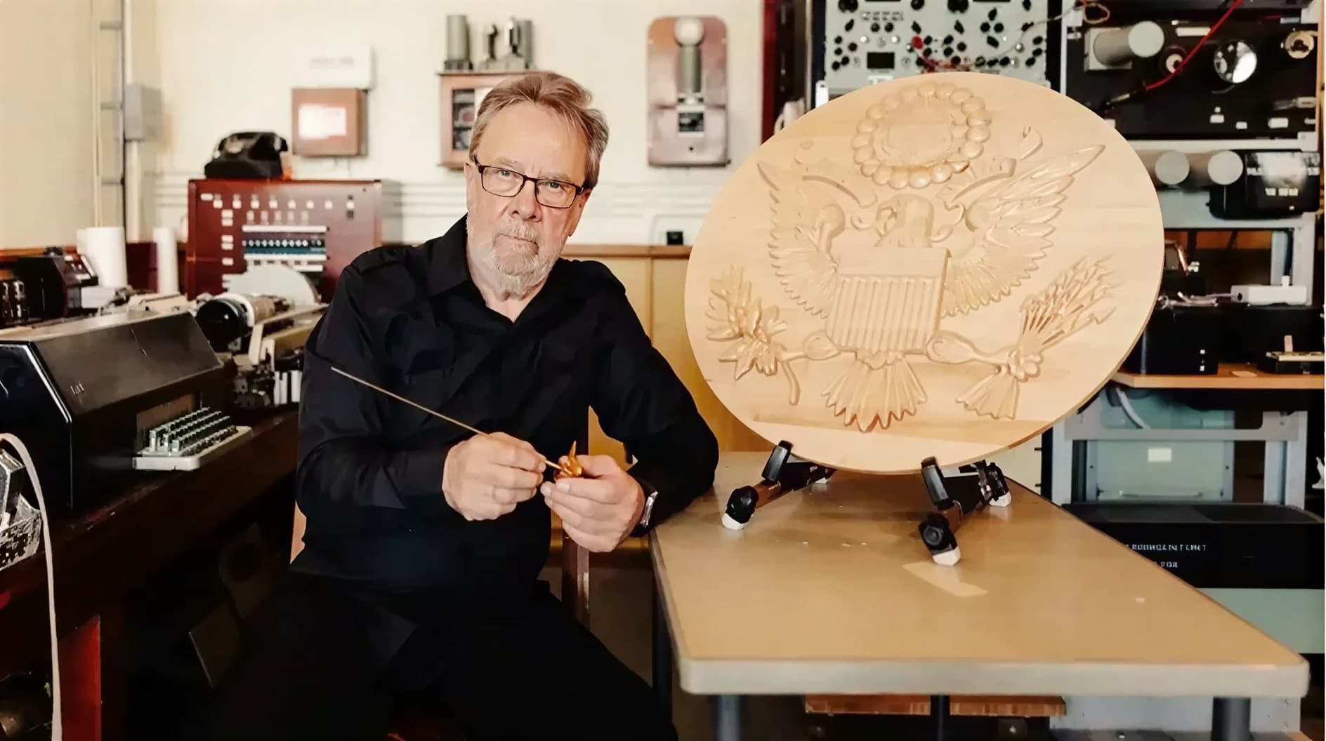 Джон Литтл и его собственная реплика 'Штуки'