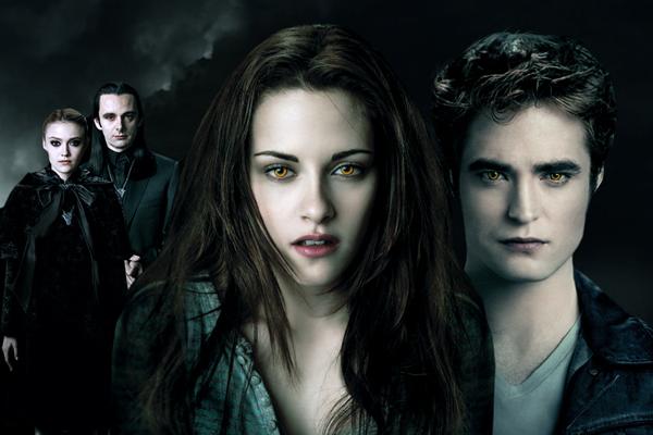 Постер с вампирами семейства Каллен из саги Сумерки (Twilight)