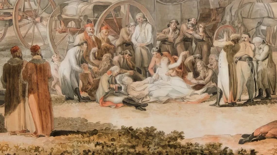 Драматическая сцена смерти Потемкина в степи &mdash; финал истории человека, собравшего неслыханную власть и расплатившегося за нее одиночеством