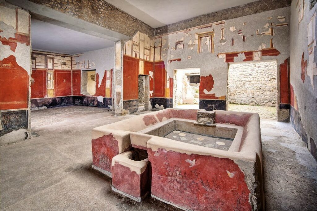 Древнеримская прачечная в Помпеях где использовали мочу для стирки