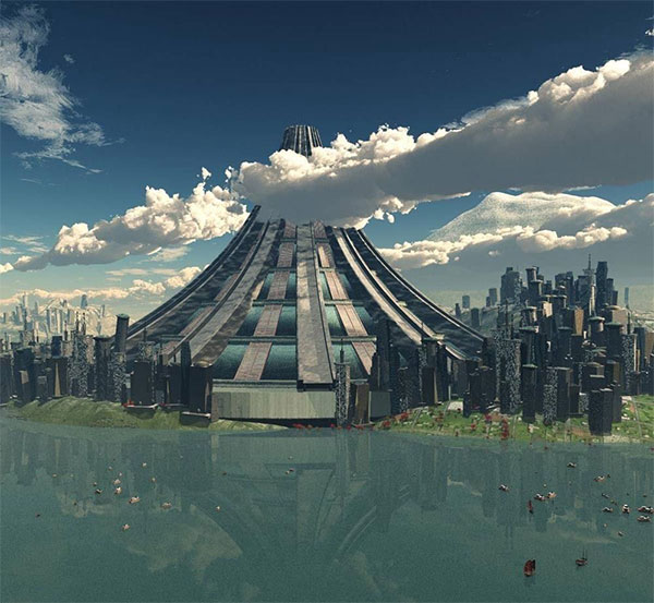 Визуализация проекта небоскреба X-Seed 4000 в Токио