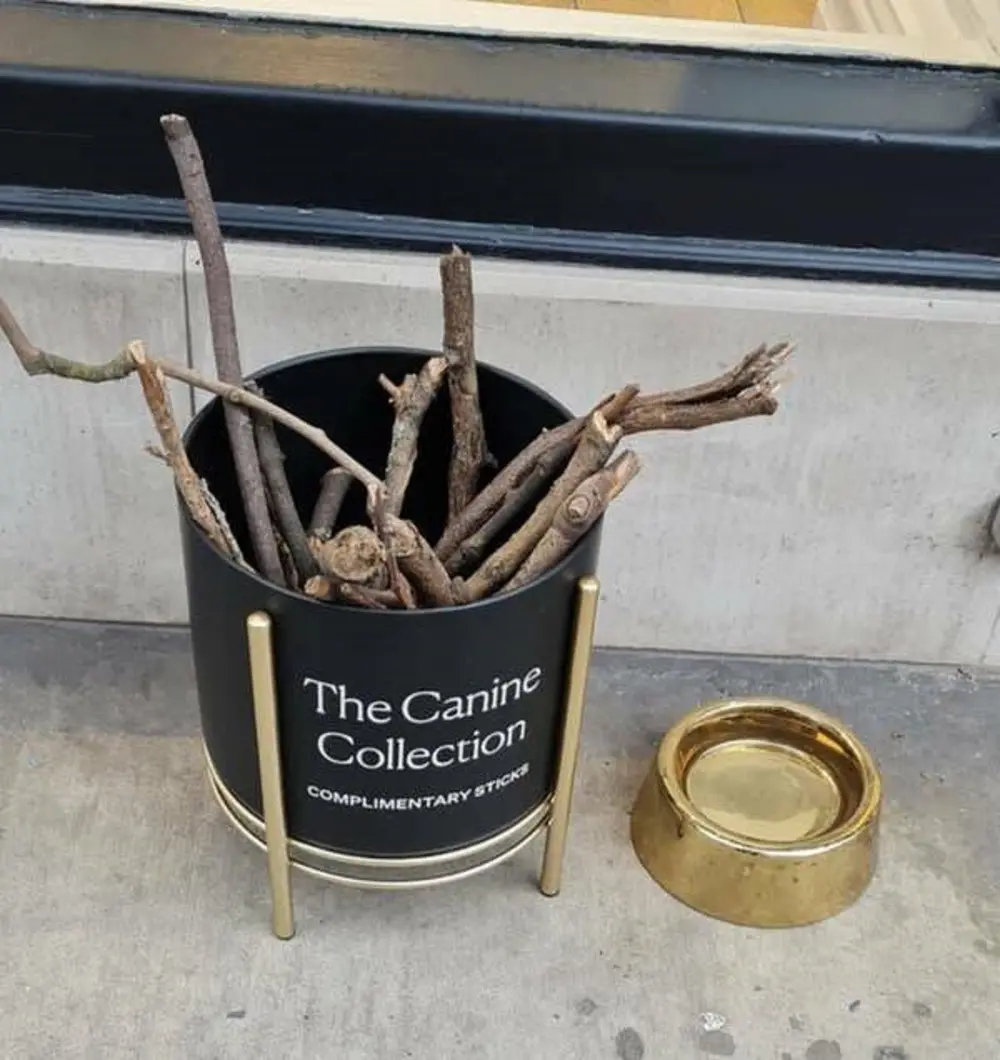 Станция с палочками для уборки за собаками в Лондоне (London)