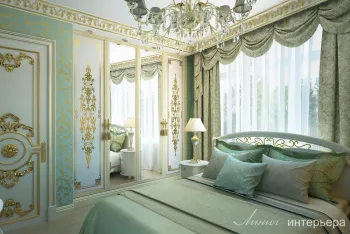Spalnya klassicheskom stile dizain kvartiry foto 19