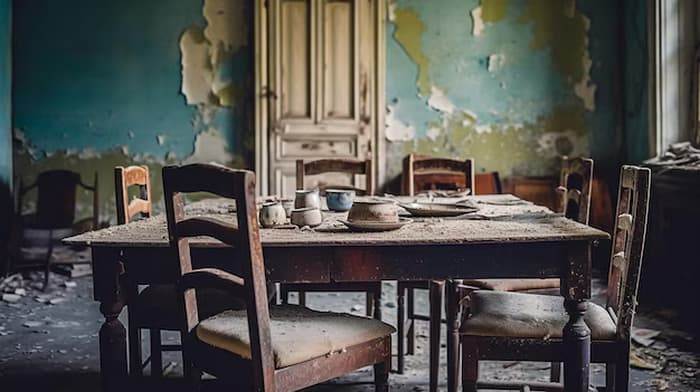 Интерьер заброшенной квартиры