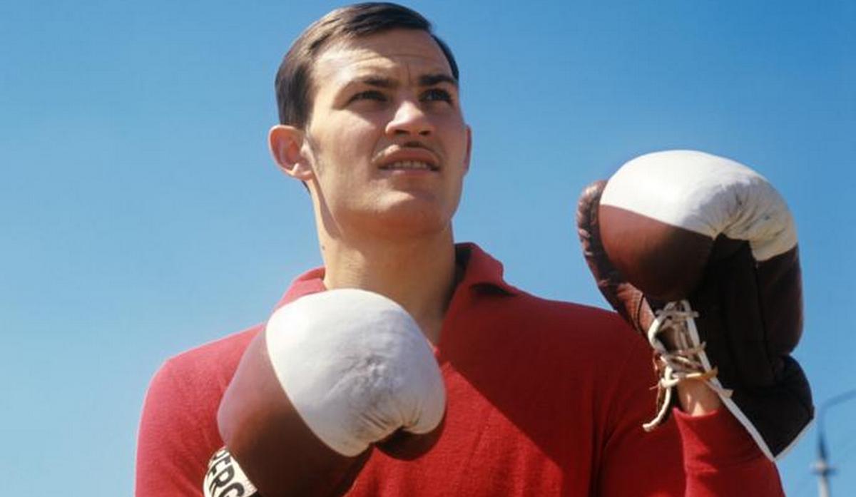 Портрет молодого олимпийского чемпиона Вячеслава Лемешева 1973