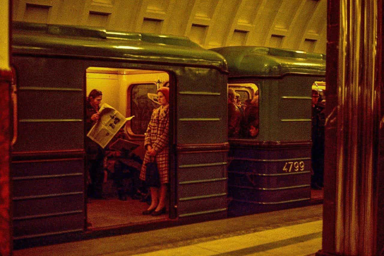 Московское метро, станция Маяковская в 1970-е