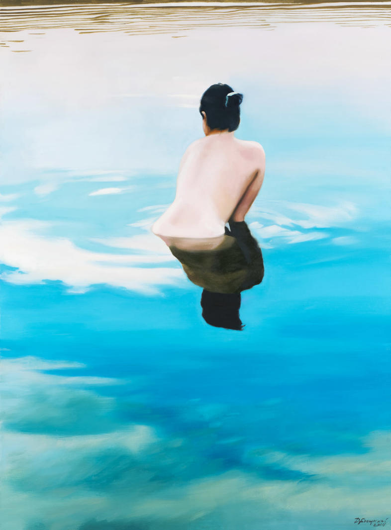 Купальщица серия Говорит и показывает фейсбук Дубосарский 2014