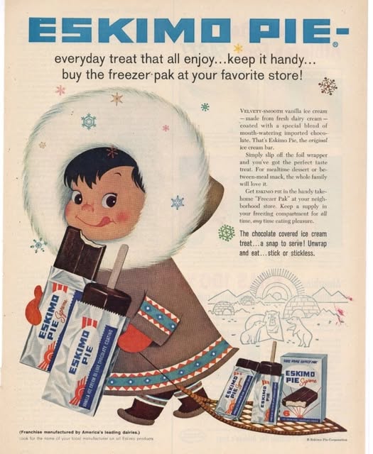 Американская реклама эскимо 1950-е годы ретро плакат
