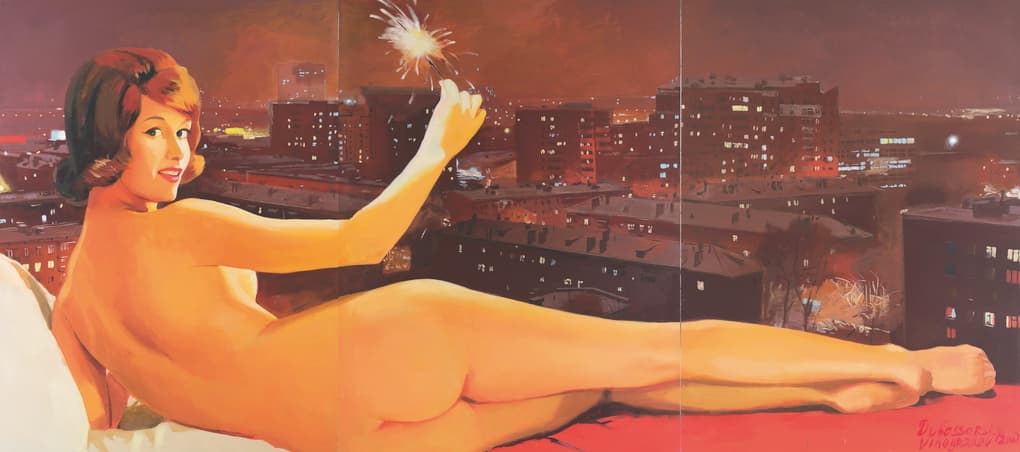 Ню картина Виноградов Дубосарский 2007 современное российское искусство