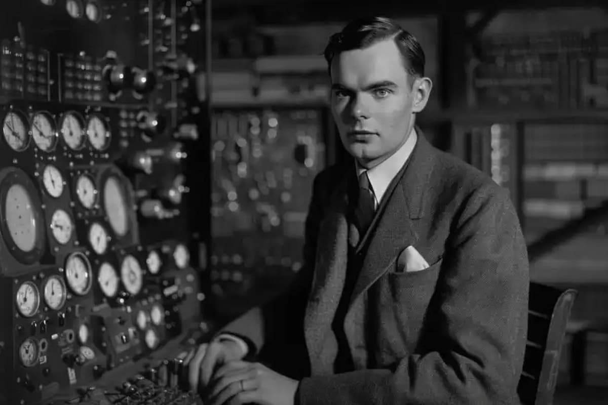 Алан Тьюринг портрет британского математика