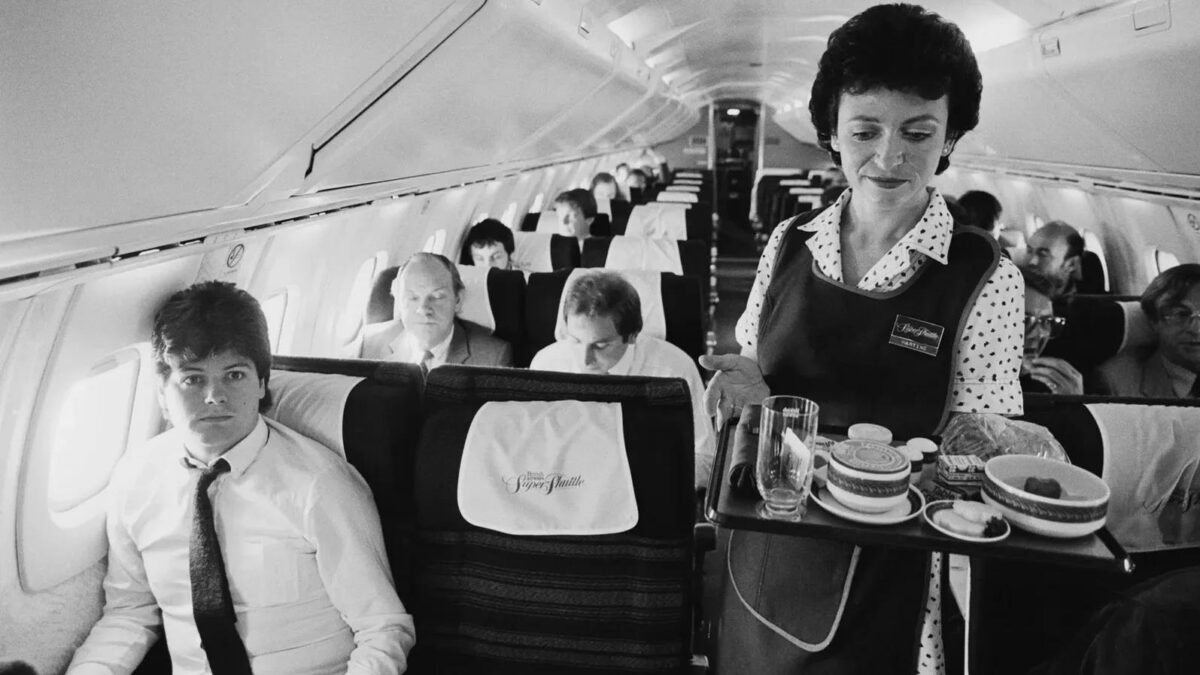 Интерьер салона Конкорда пассажирские кресла