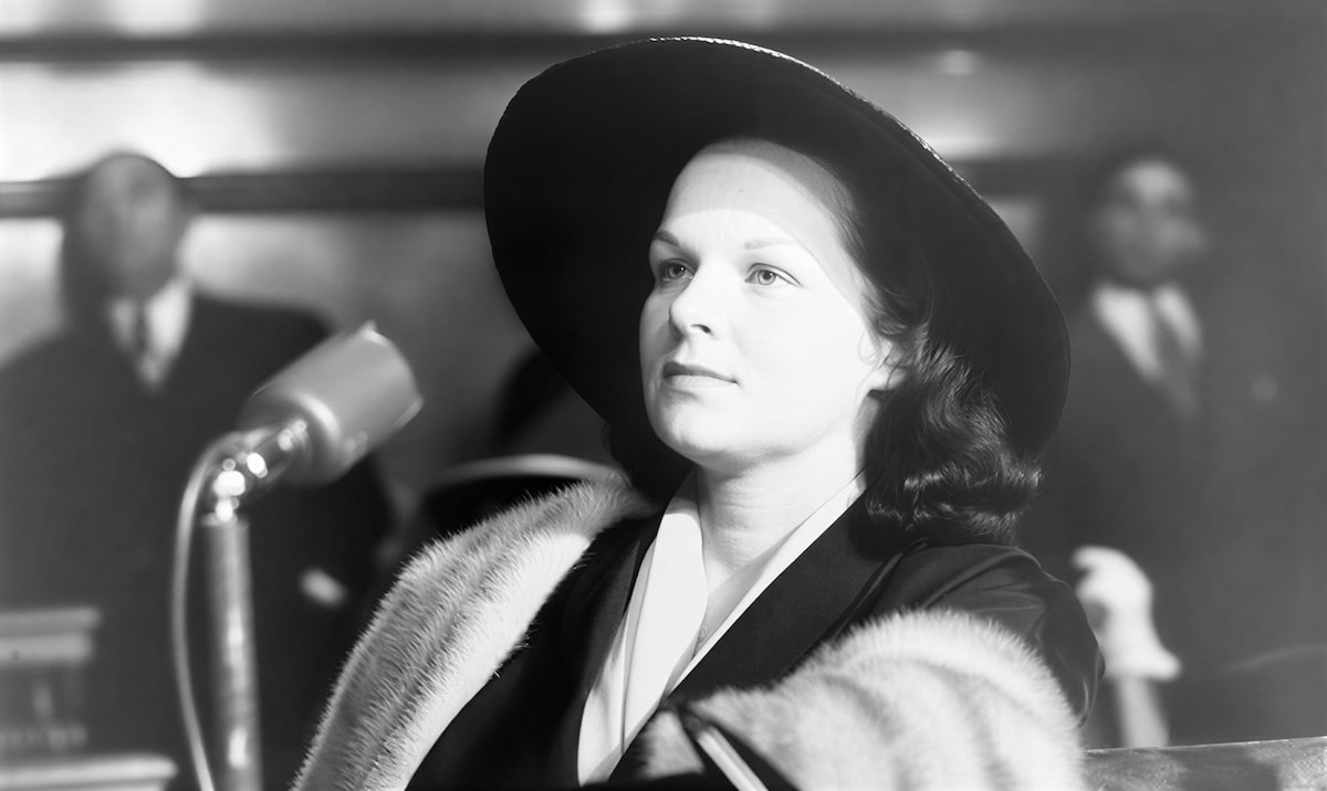 Вирджиния Хилл королева мафии дает показания в суде