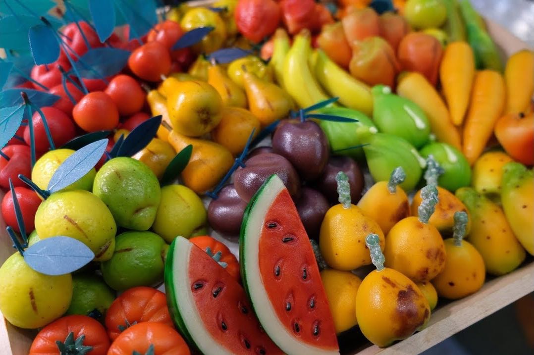 Frutta martorana итальянские марципановые фрукты Сицилия съедобное искусство