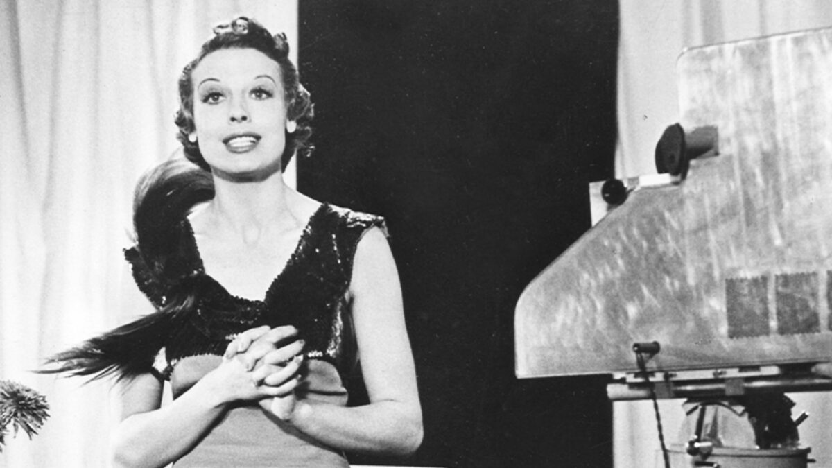 Первая регулярная телетрансляция BBC студия 1936 года