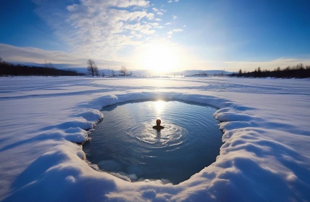 Купание в проруби на Крещение традиция крещенские морозы