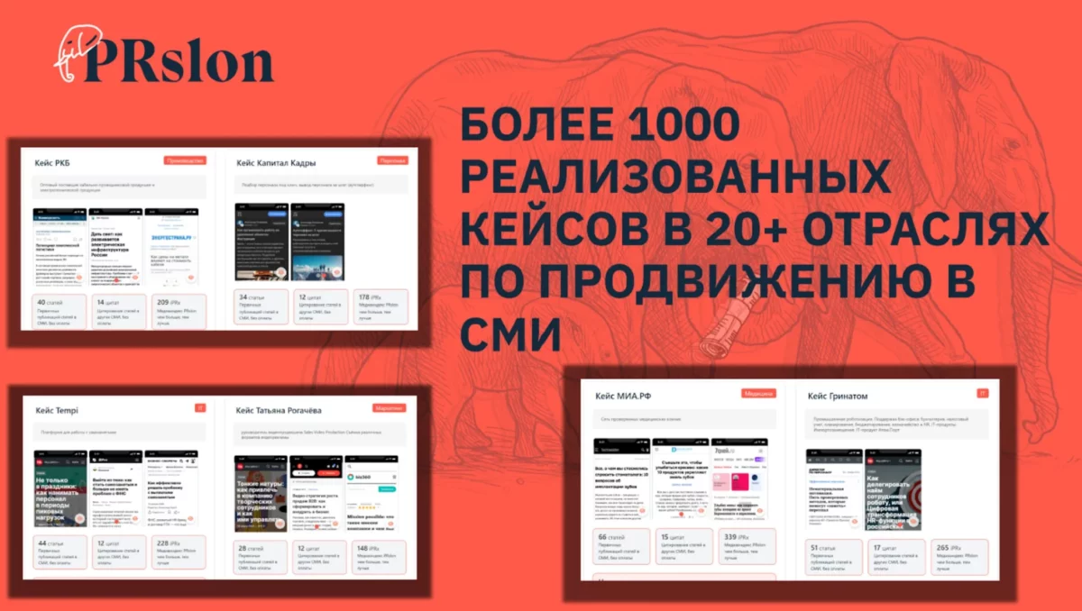 Кейсы pr-кампании PRlson
