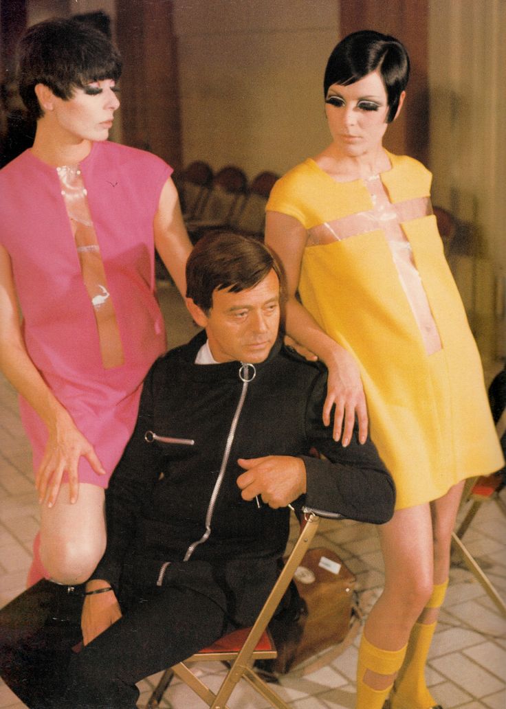 Руди Гернрайх модели платья прозрачные вставки винил 1960-е