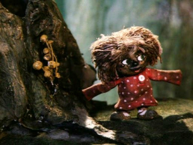 Кадр из мультфильма Домовёнок Кузя 1984 года