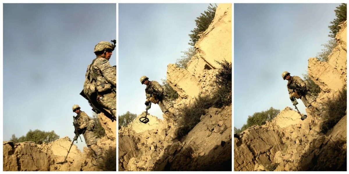 Три фотографии сделанные Жоао Силвой сразу после подрыва