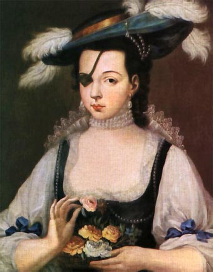 Принцесса Эболи в образе пастушки на портрете XVI века пасторальная сцена