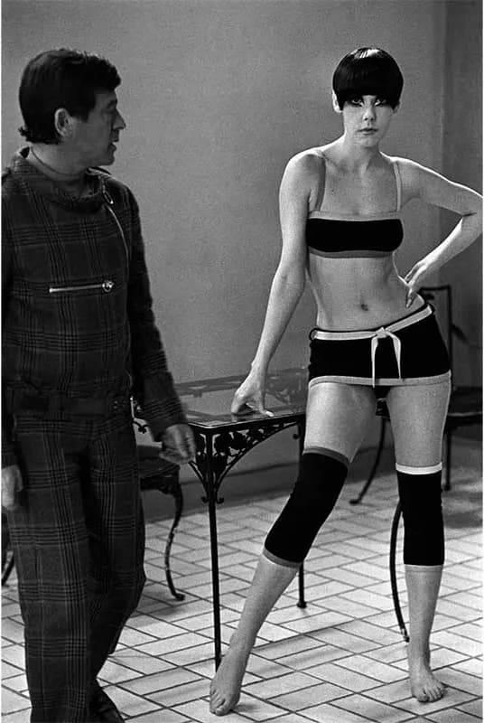 Пегги Моффит и Руди Гернрайх за работой в студии