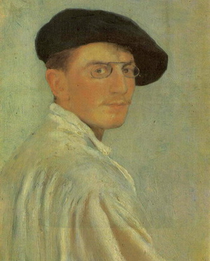 Леон Бакст автопортрет 1893 год русский художник живопись