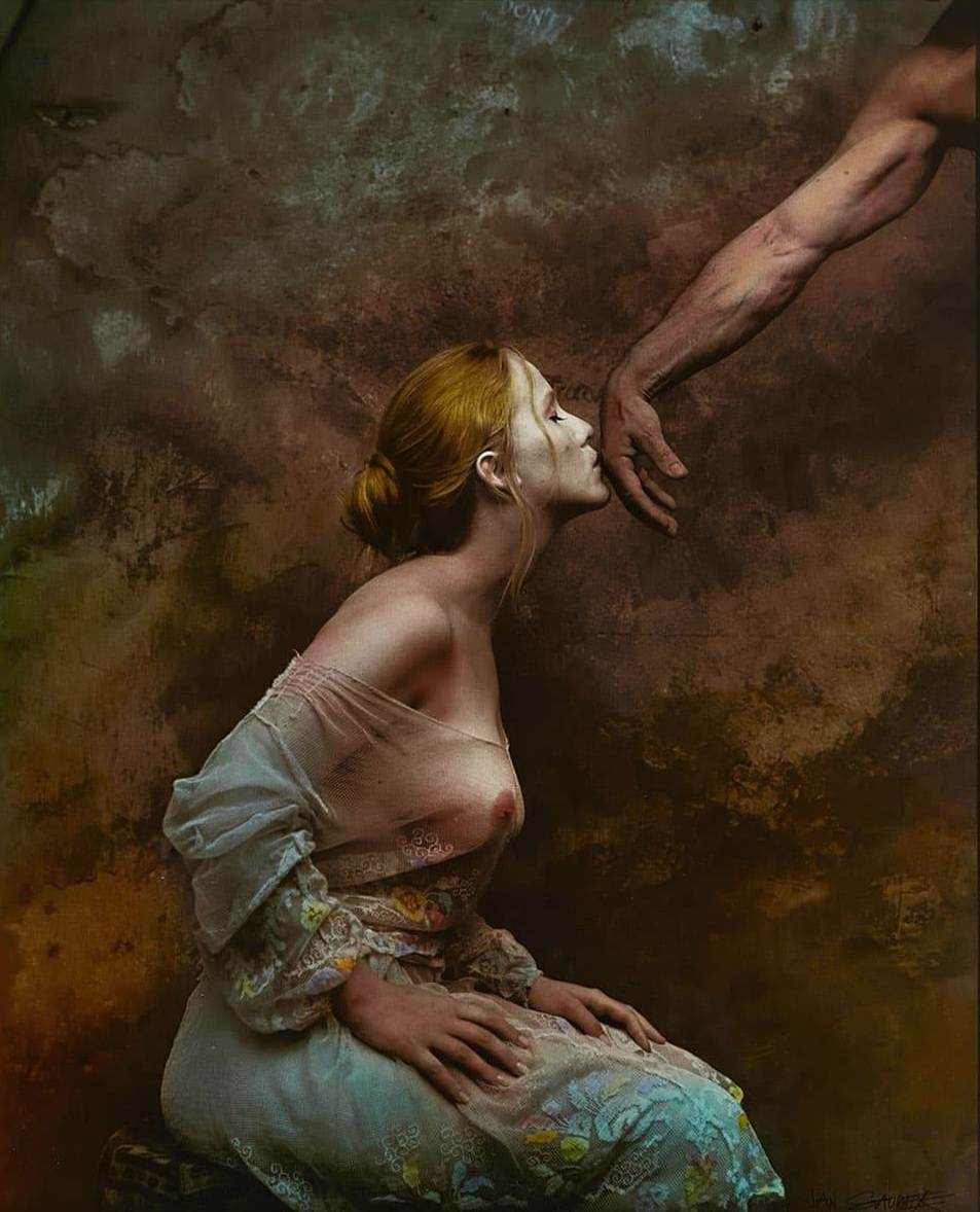 Первый портрет Вероники &mdash; ранняя работа Яна Саудека, чешского фотографа