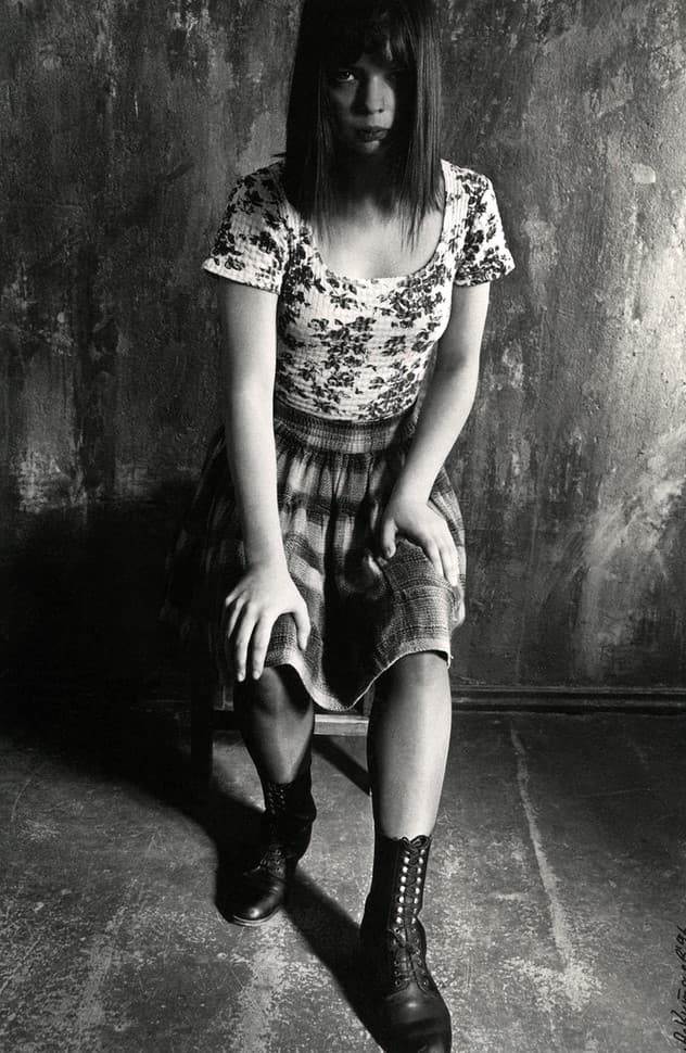 Алиса Гребенщикова портретная фотография Китаева 1996