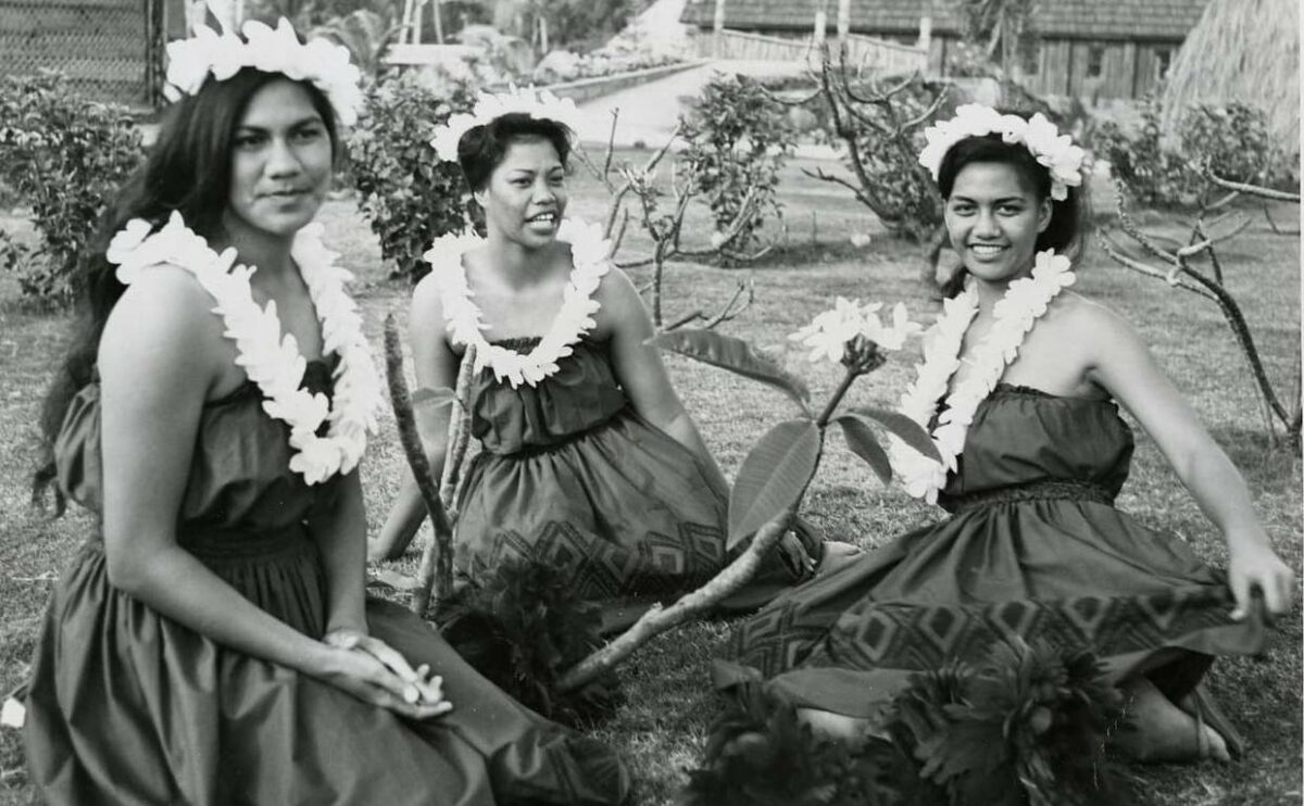 Полинезийские женщины, фотография 1960-х годов