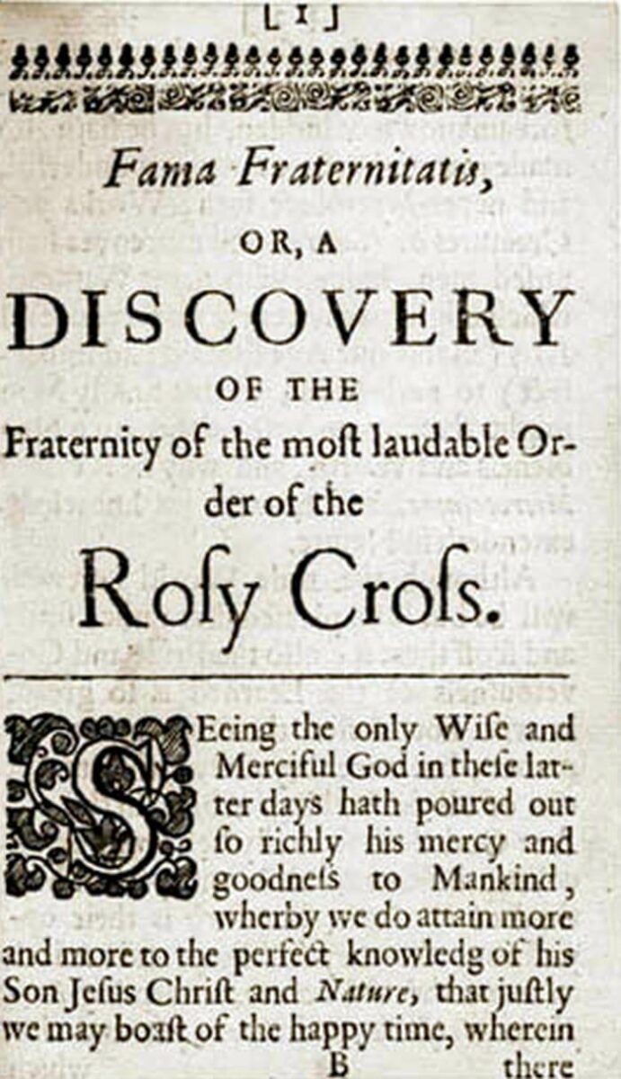 Fama Fraternitatis &mdash; первый манифест ордена розенкрейцеров, 1614 год, Кассель