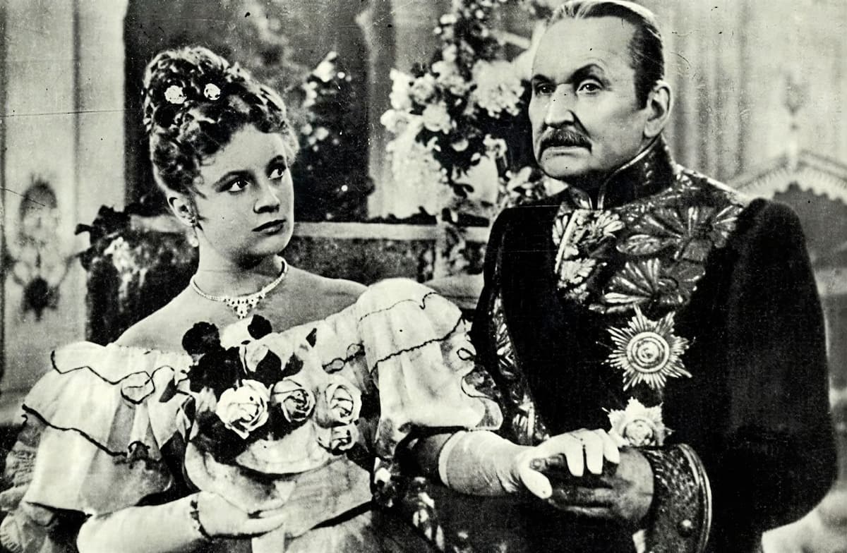 Александр Вертинский Алла Ларионова съёмки Анна на шее 1954 актёры легенды