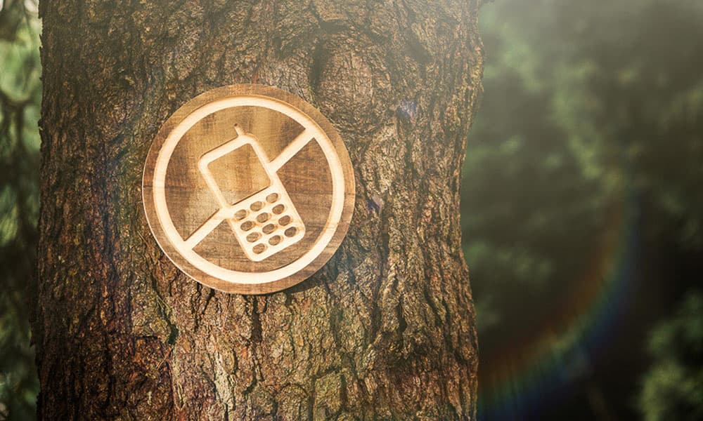 Символ цифрового детокса