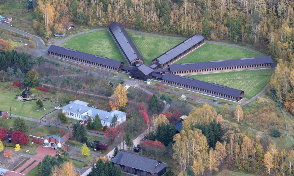 музей-тюрьма Абасири - вид сверху