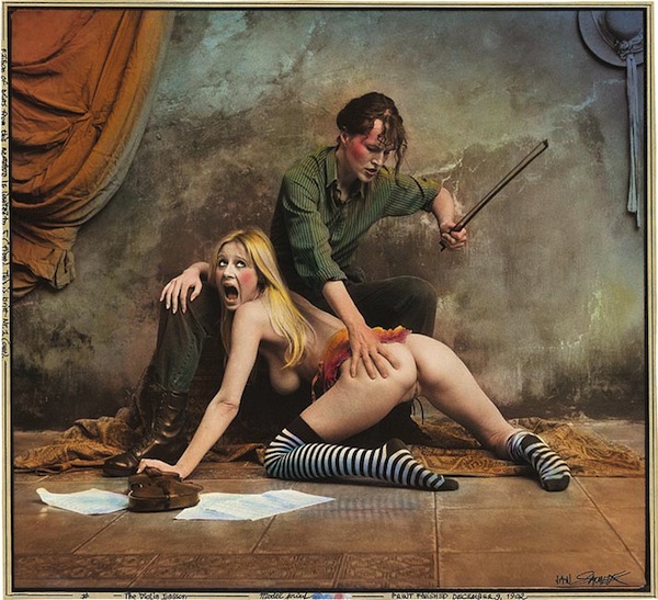 Работа Яна Саудека &mdash; постановочный портрет в характерном стиле чешского фотографа