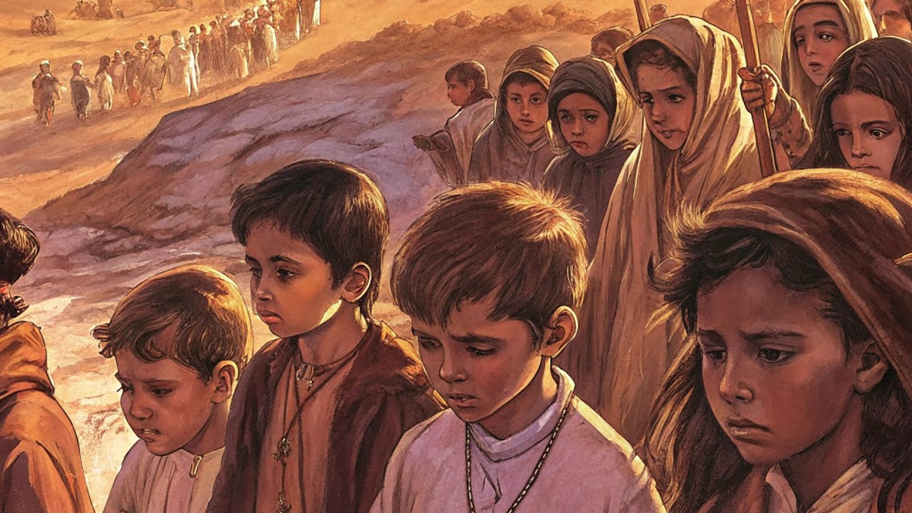 грустные дети детский крестовый поход рисунок