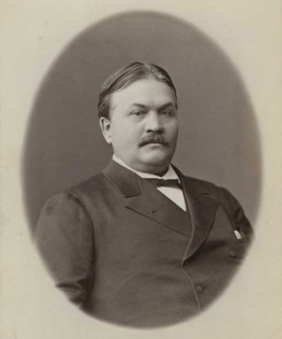 Портрет Павла Акимовича Овчинникова &mdash; основателя знаменитой фабрики серебряных изделий