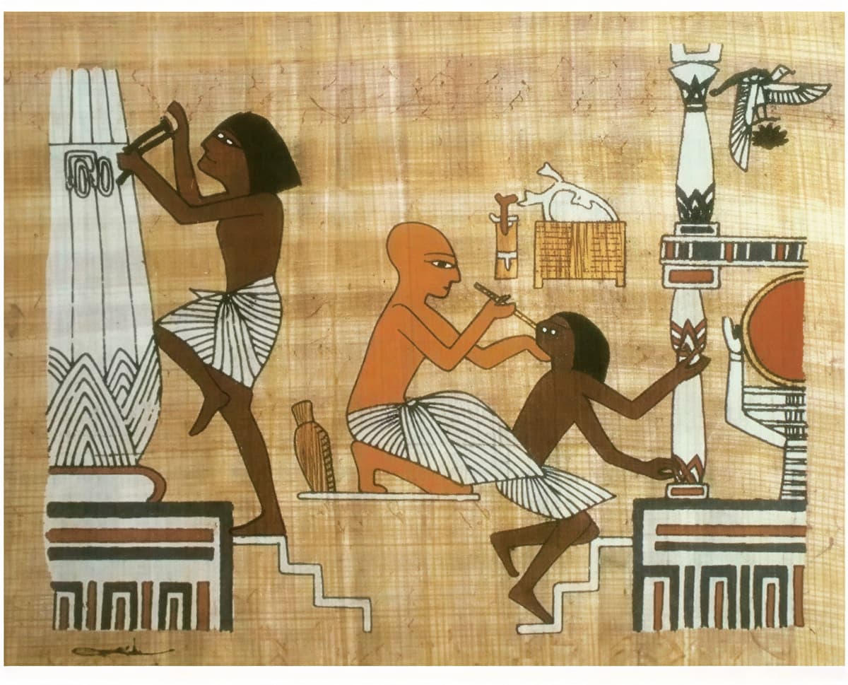 Медицина в Древнем Египте - офтальмолог