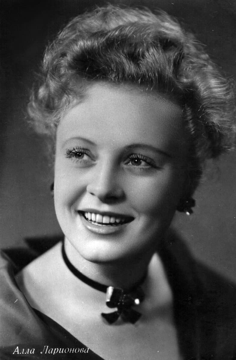 Алла Ларионова молодость студентка ВГИК советская актриса красавица ретро