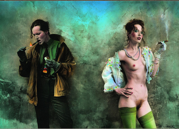 Сутенёр и проститутка &mdash; провокационная работа чешского фотохудожника Яна Саудека