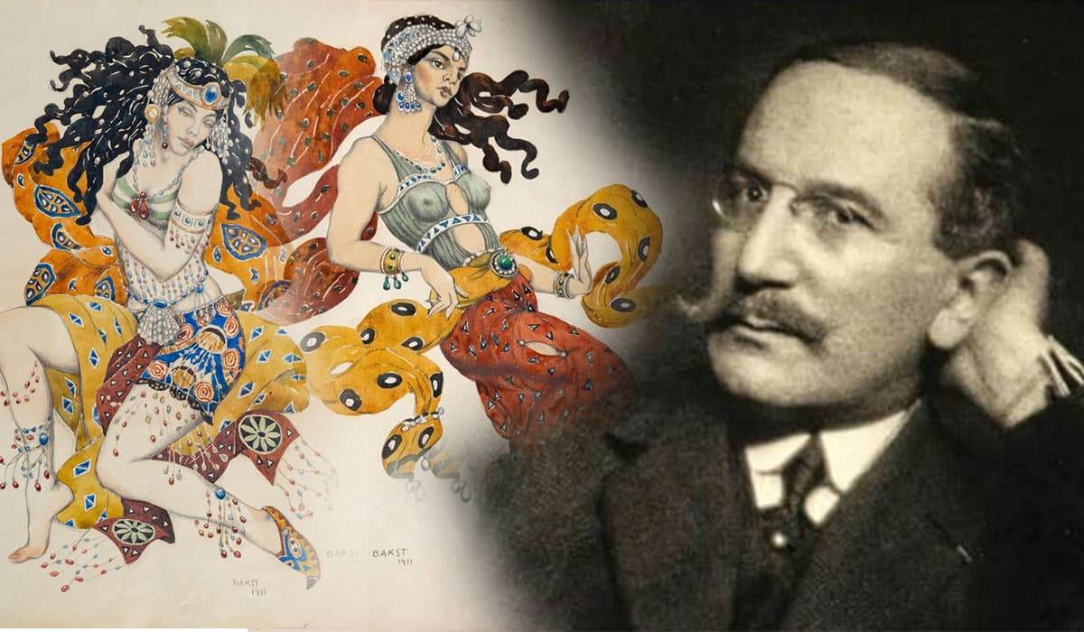 Леон Бакст портрет русский художник театральный костюмер начало XX века