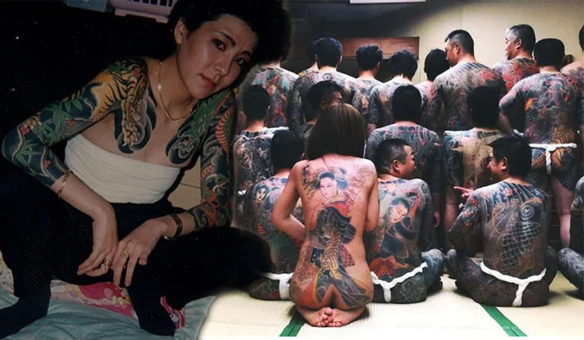 Мако Нисимура женщина якудза татуировки