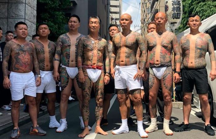 Мужчины якудза татуировки
