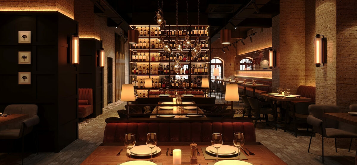 интерьер ресторана