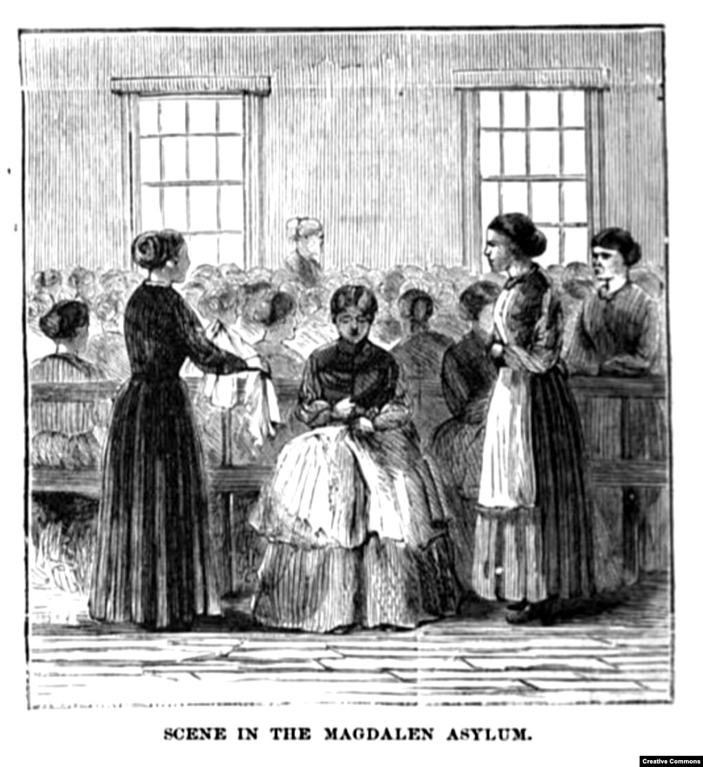 Иллюстрация XIX века: сцена в приюте для &laquo;падших женщин&raquo; в Ирландии