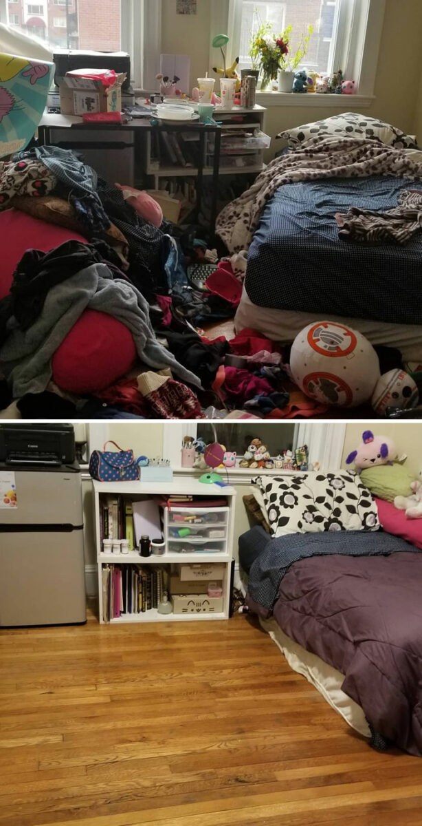 Комната после потери матери: до и после уборки как символ нового начала