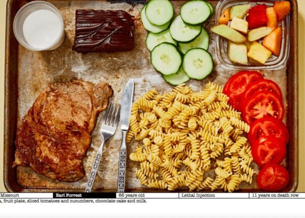 Что заказывают на последний в жизни ужин: 12 тарелок, 12 казней, 12 судеб